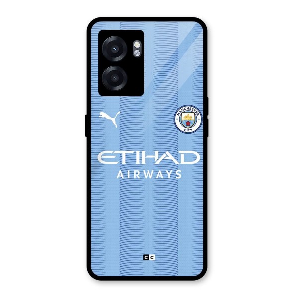 Manchester Etihad Jersey Glass Back Case for Oppo K10 (5G)