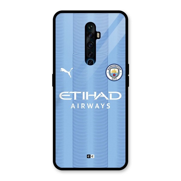 Manchester Etihad Jersey Glass Back Case for Oppo Reno2 F