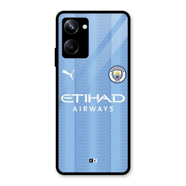 Manchester Etihad Jersey Glass Back Case for Realme 10 Pro