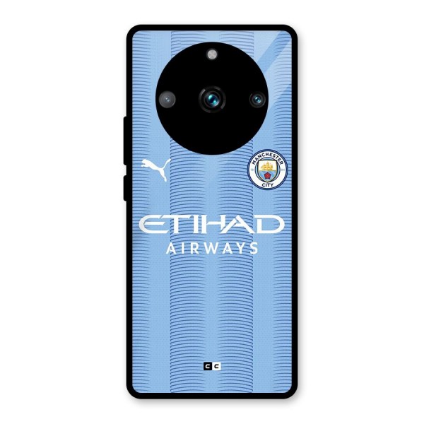 Manchester Etihad Jersey Glass Back Case for Realme 11 Pro