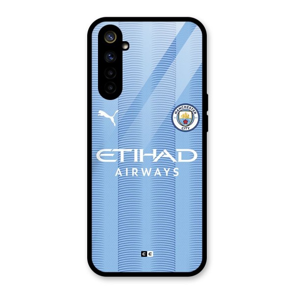 Manchester Etihad Jersey Glass Back Case for Realme 6