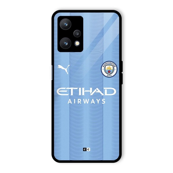 Manchester Etihad Jersey Glass Back Case for Realme 9 Pro 5G