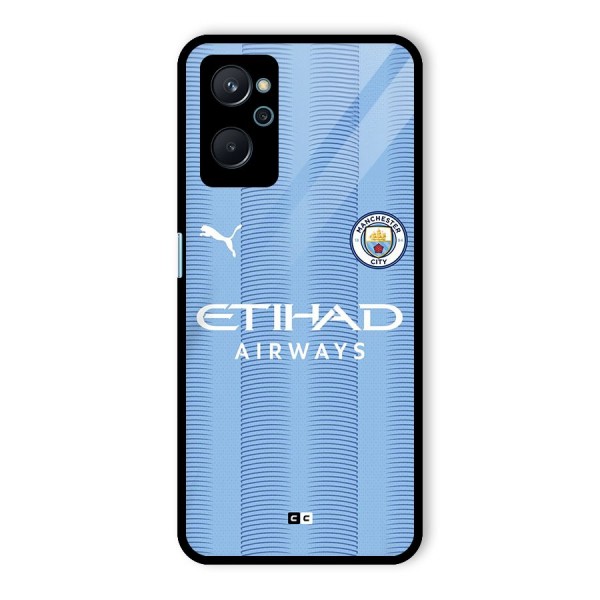 Manchester Etihad Jersey Glass Back Case for Realme 9i