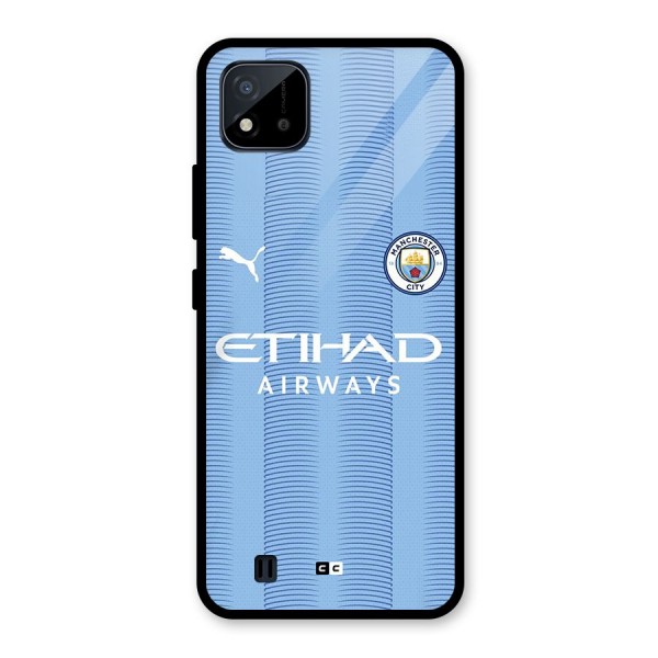 Manchester Etihad Jersey Glass Back Case for Realme C11 2021