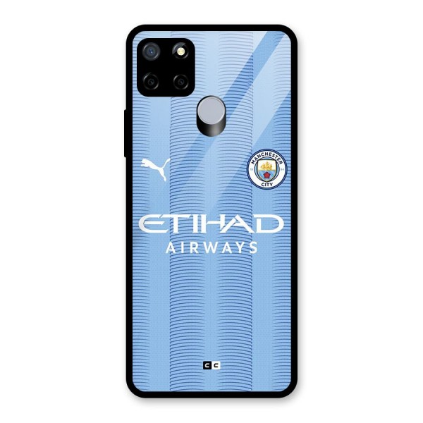 Manchester Etihad Jersey Glass Back Case for Realme C12