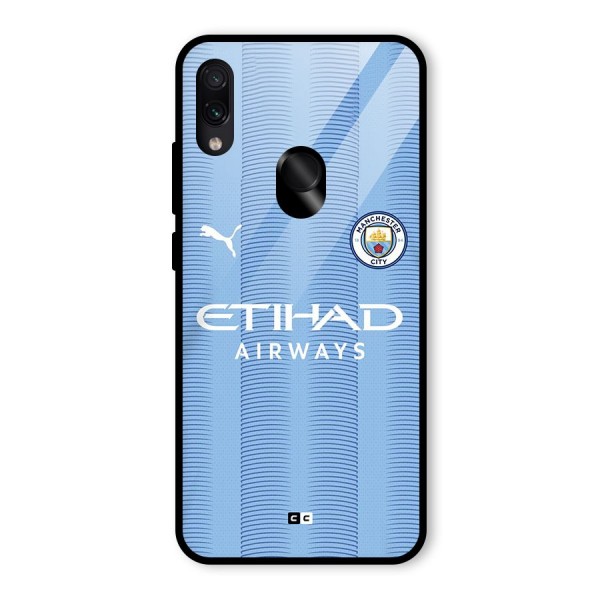 Manchester Etihad Jersey Glass Back Case for Redmi Note 7