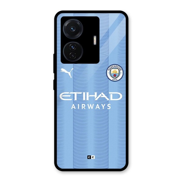 Manchester Etihad Jersey Glass Back Case for Vivo T1 Pro