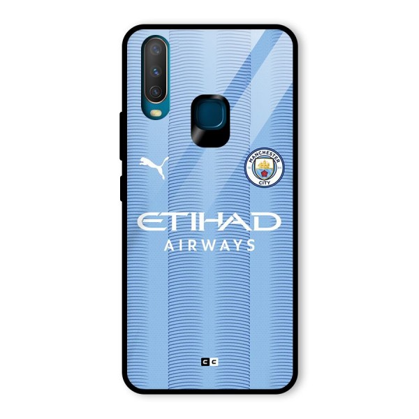 Manchester Etihad Jersey Glass Back Case for Vivo Y12