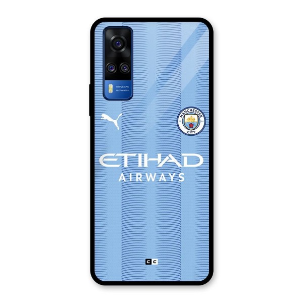 Manchester Etihad Jersey Glass Back Case for Vivo Y51