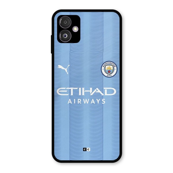 Manchester Etihad Jersey Metal Back Case for Galaxy F14