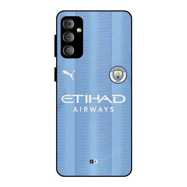 Manchester Etihad Jersey Metal Back Case for Galaxy F23