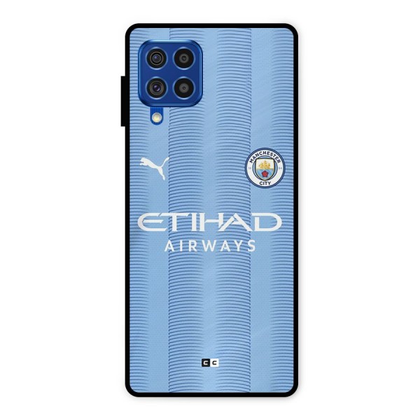 Manchester Etihad Jersey Metal Back Case for Galaxy F62