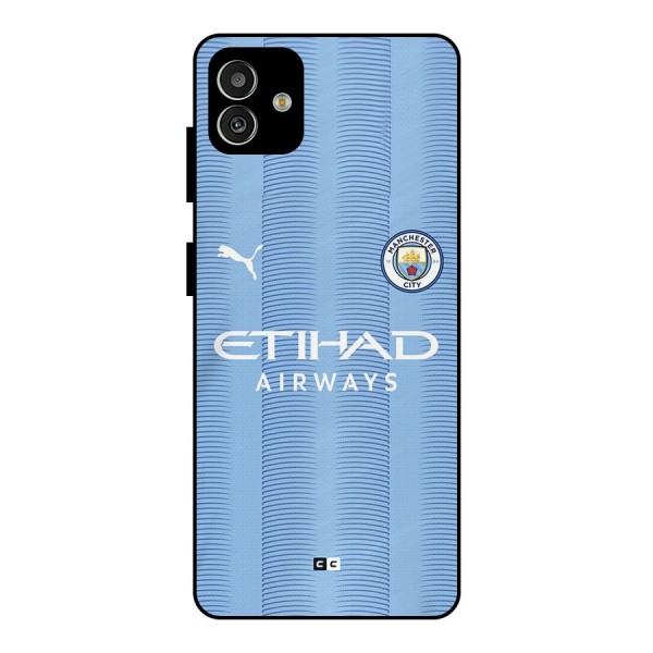 Manchester Etihad Jersey Metal Back Case for Galaxy M13 5G