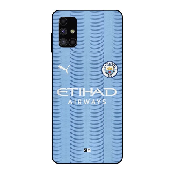 Manchester Etihad Jersey Metal Back Case for Galaxy M51