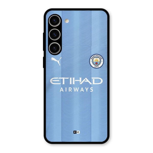 Manchester Etihad Jersey Metal Back Case for Galaxy S23 Plus