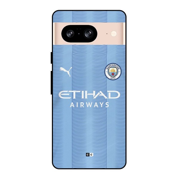 Manchester Etihad Jersey Metal Back Case for Google Pixel 8