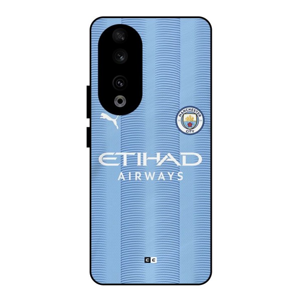 Manchester Etihad Jersey Metal Back Case for Honor 90