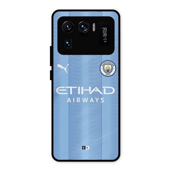 Manchester Etihad Jersey Metal Back Case for Mi 11 Ultra