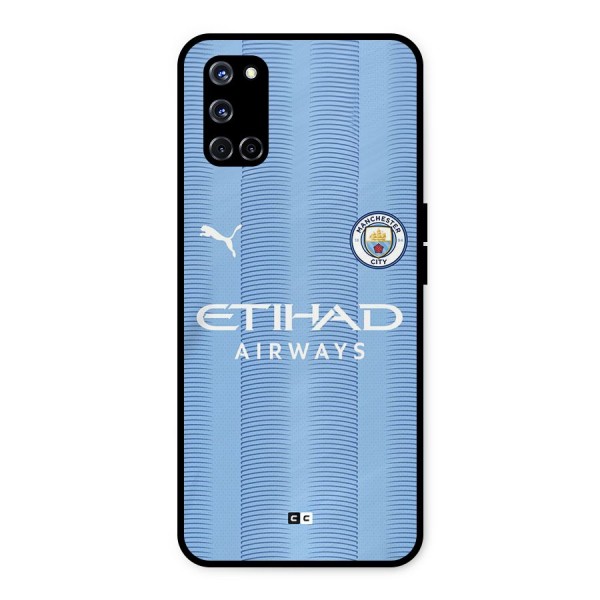 Manchester Etihad Jersey Metal Back Case for Oppo A52