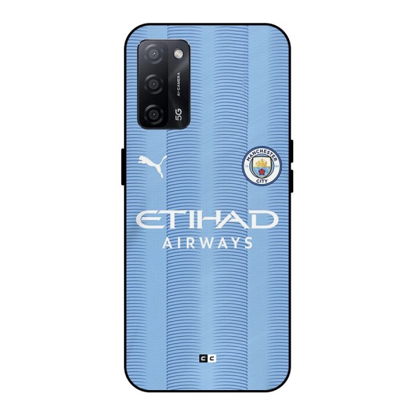 Manchester Etihad Jersey Metal Back Case for Oppo A53s 5G