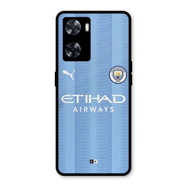 Manchester Etihad Jersey Metal Back Case for Oppo A57 2022