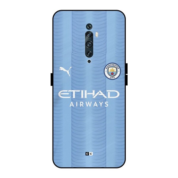 Manchester Etihad Jersey Metal Back Case for Oppo Reno2 F