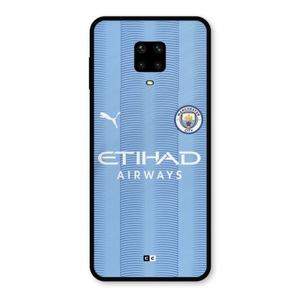 Manchester Etihad Jersey Metal Back Case for Poco M2 Pro