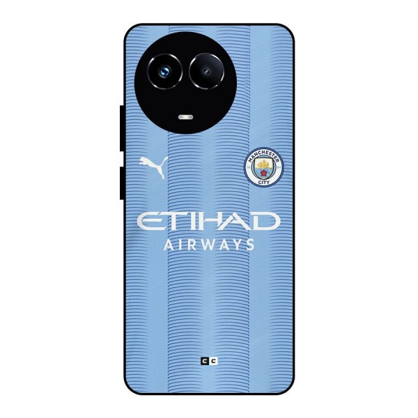 Manchester Etihad Jersey Metal Back Case for Realme 11 5G