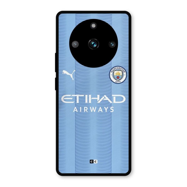 Manchester Etihad Jersey Metal Back Case for Realme 11 Pro