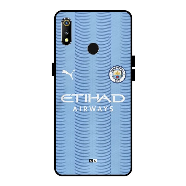 Manchester Etihad Jersey Metal Back Case for Realme 3