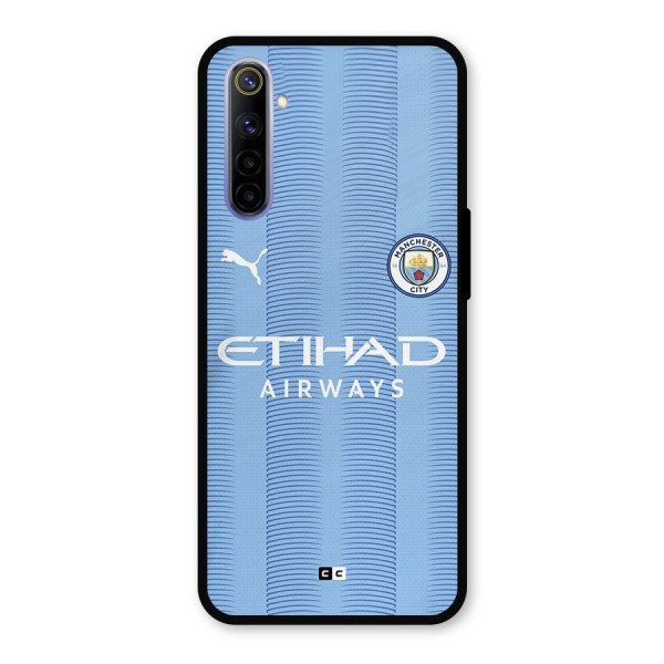 Manchester Etihad Jersey Metal Back Case for Realme 6