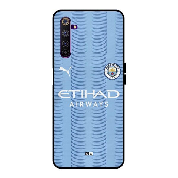 Manchester Etihad Jersey Metal Back Case for Realme 6 Pro