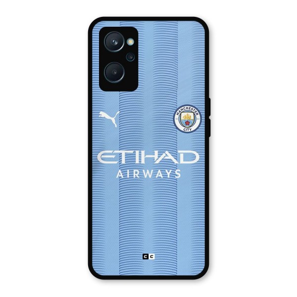 Manchester Etihad Jersey Metal Back Case for Realme 9i