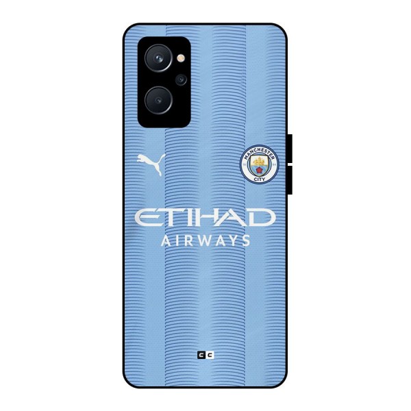 Manchester Etihad Jersey Metal Back Case for Realme 9i 5G