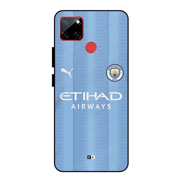 Manchester Etihad Jersey Metal Back Case for Realme C12