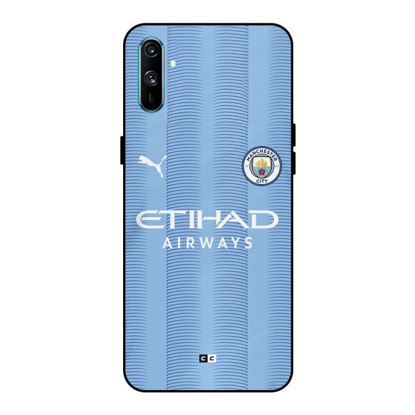 Manchester Etihad Jersey Metal Back Case for Realme C3