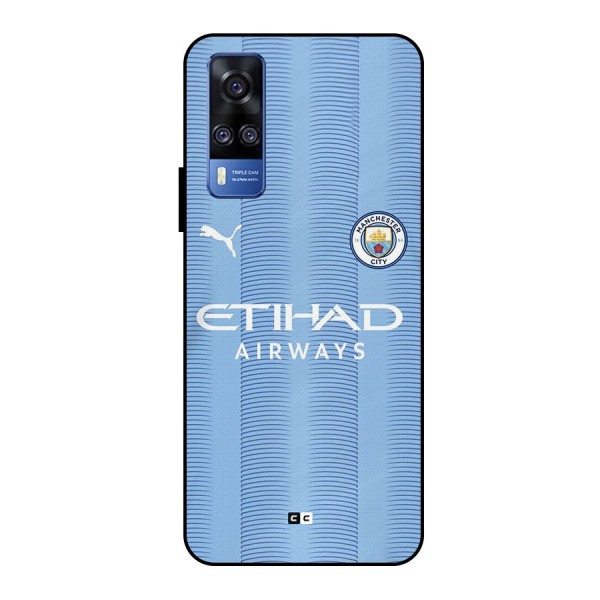 Manchester Etihad Jersey Metal Back Case for Vivo Y51