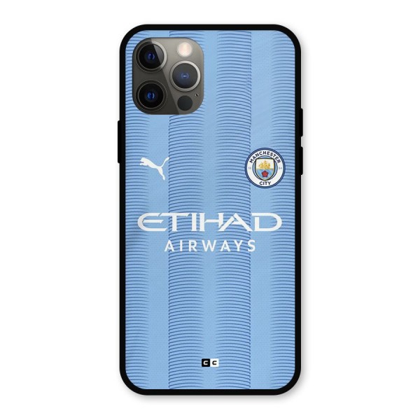 Manchester Etihad Jersey Metal Back Case for iPhone 12 Pro