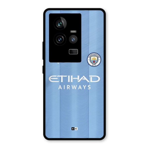 Manchester Etihad Jersey Metal Back Case for iQOO 11 5G