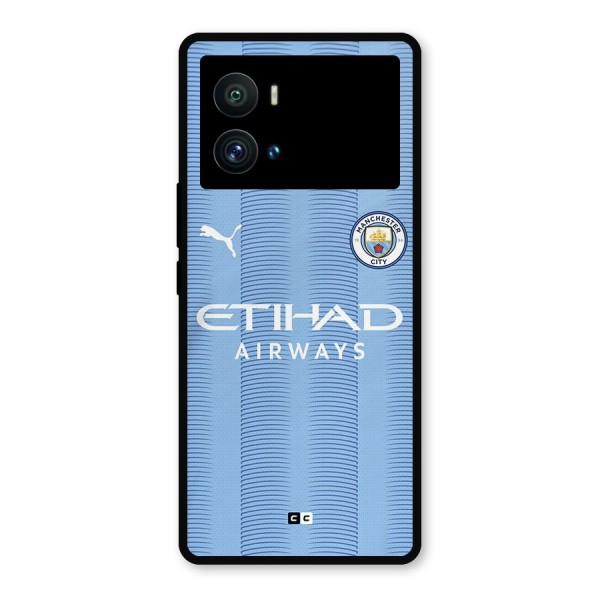 Manchester Etihad Jersey Metal Back Case for iQOO 9 Pro