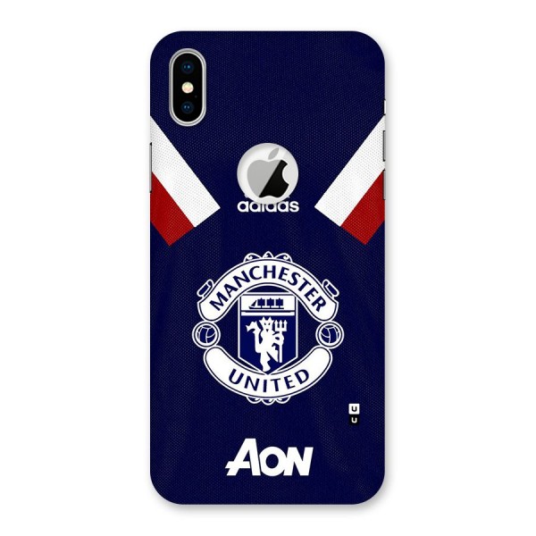 Manchester Jersy Back Case for iPhone XS Logo Cut