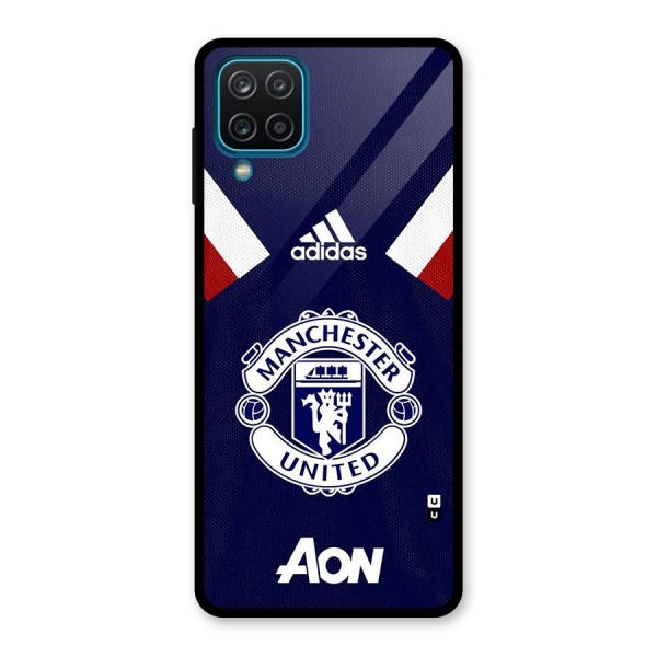 Manchester Jersy Glass Back Case for Galaxy A12