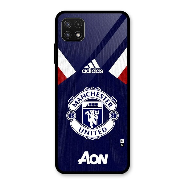 Manchester Jersy Glass Back Case for Galaxy A22 5G