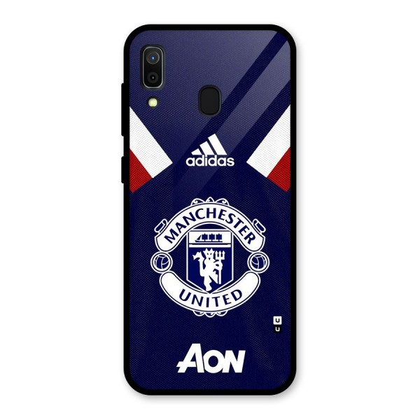 Manchester Jersy Glass Back Case for Galaxy A30