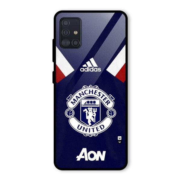 Manchester Jersy Glass Back Case for Galaxy A51