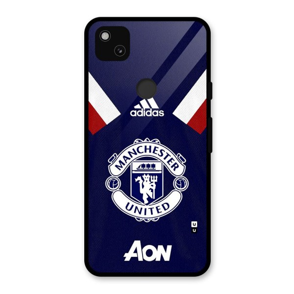 Manchester Jersy Glass Back Case for Google Pixel 4a