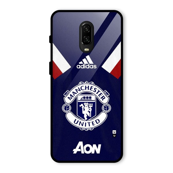 Manchester Jersy Glass Back Case for OnePlus 6T