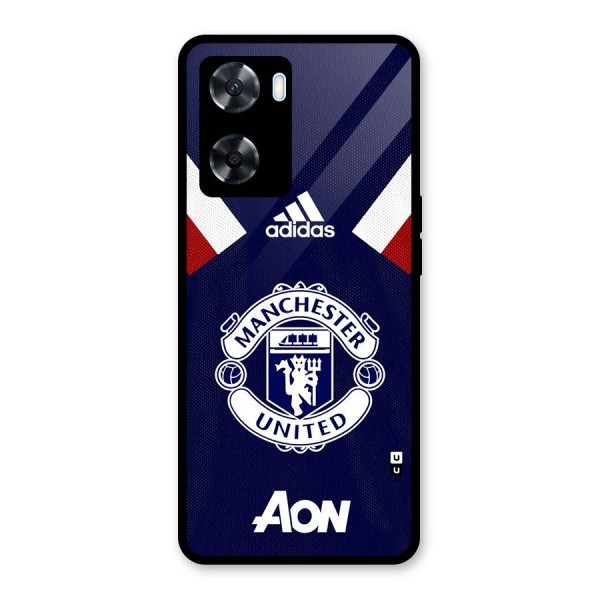 Manchester Jersy Glass Back Case for Oppo A77s