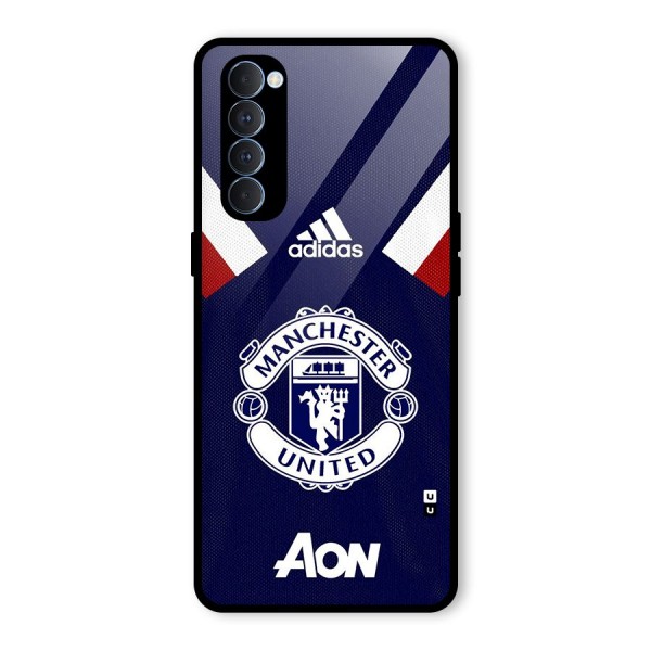 Manchester Jersy Glass Back Case for Oppo Reno4 Pro