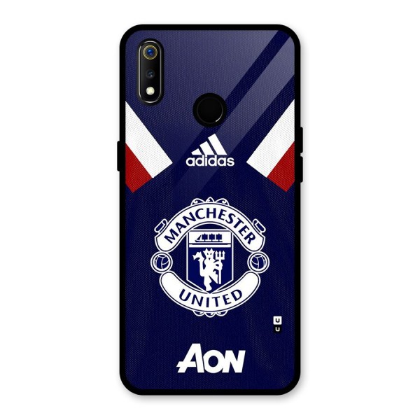 Manchester Jersy Glass Back Case for Realme 3